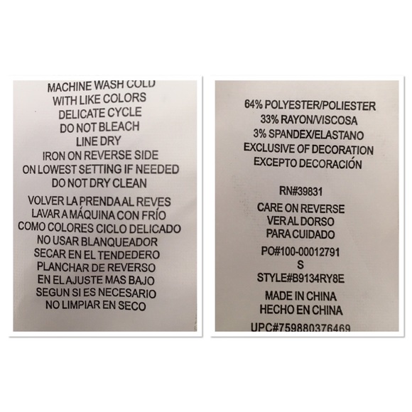 Democracy Top Asymmetrical hem size Sm cream *NOTE - Picture 8 of 8